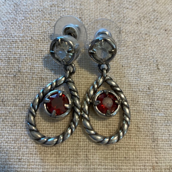 Brighton amber color stone necklace, bracelet, earring set - Picture 7 of 10